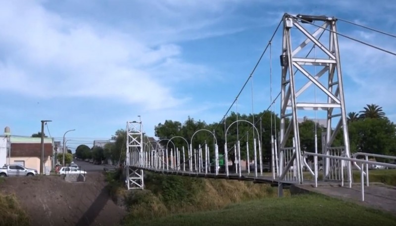 Habilitaron el puente colgante de la General Paz